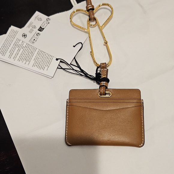 JW ANDERSON Safety Pin Leather Card Holder - UNISEX - Picture 6 of 8